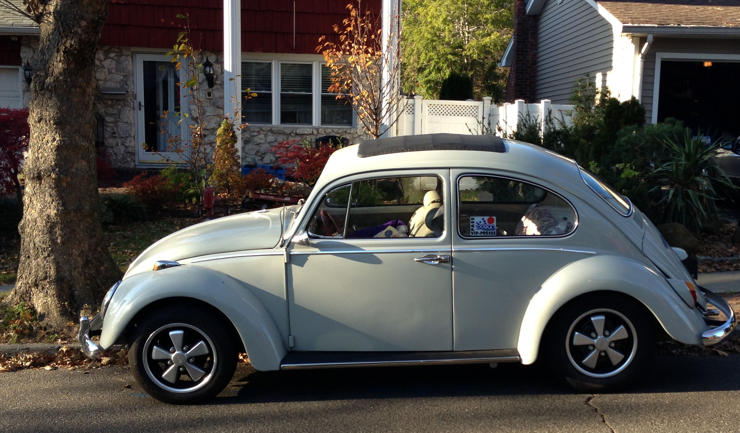 porsche fuchs on a vw beetle
