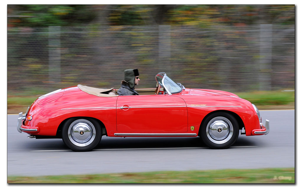 Red Porsche Speedster