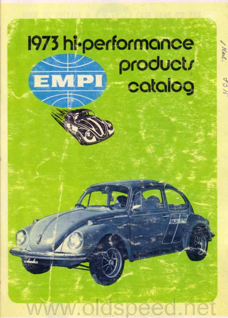 EMPI Catalog 1973 Hi-Performance page