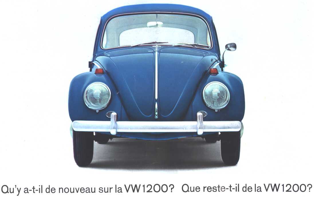 1965 VW dealership catalog page