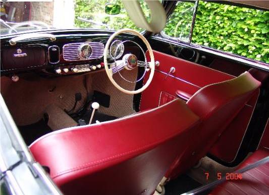 VW Beetle 1200 1955 Convertible Detail