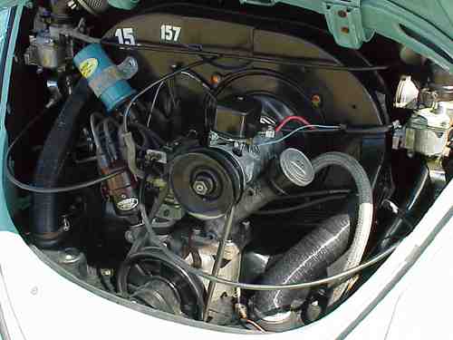 VW Beetle 1963 convertible Vanguard dual carb