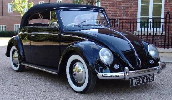 VW Beetle convertible oldspeed 1955 George Reynolds Engineering