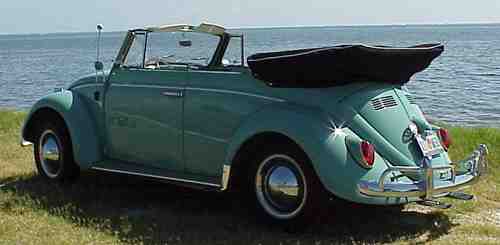 VW Beetle 1963 convertible Vanguard dual carb