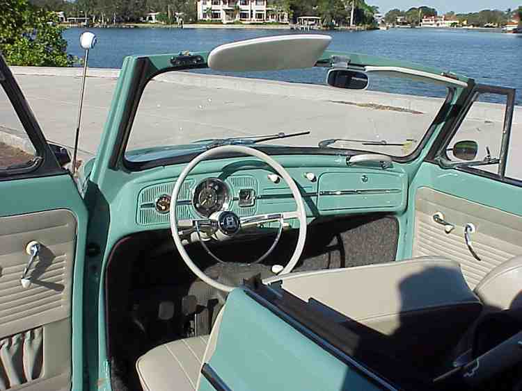 VW Beetle 1963 convertible Vanguard dual carb