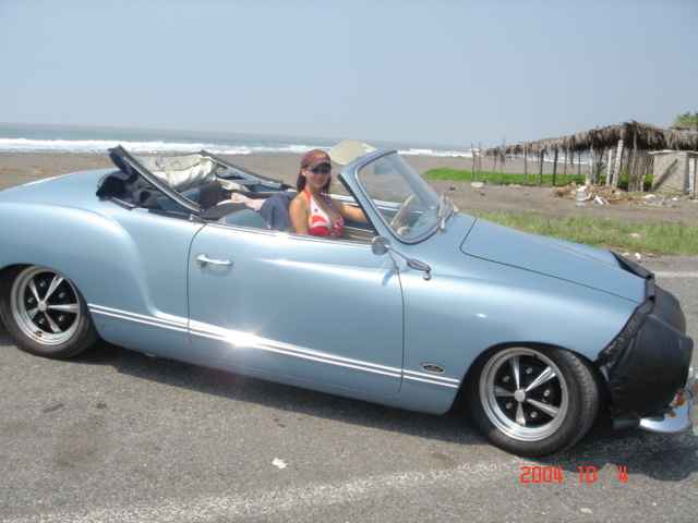 VW Karmann Ghia 1958 convertible with Okrasa TS 1300