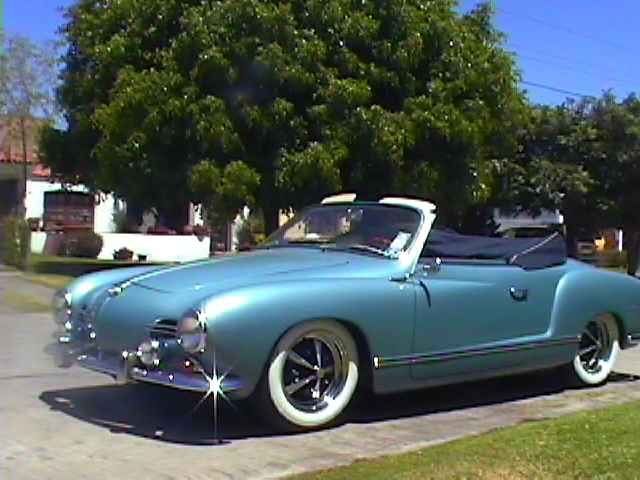 VW Karmann Ghia 1958 convertible with Okrasa TS 1300