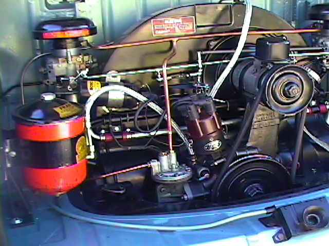 VW Beetle 1963 convertible Vanguard dual carb